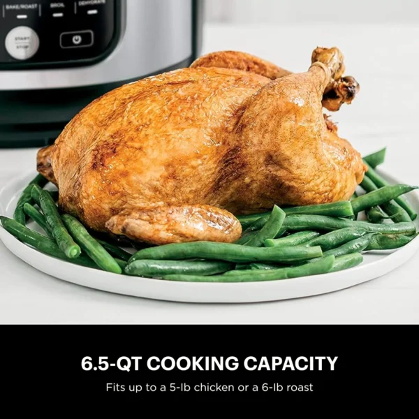 shark ninja foodi 11 in 1 6.5 qt pro pressure cooker + air fryer with stainless finish