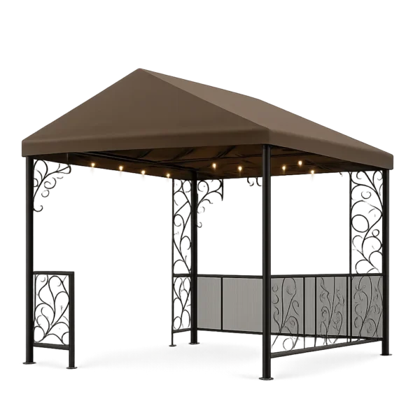 import placeholder for pergola de jardin decorativa marron de a 284191874