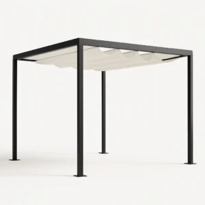 import placeholder for pergola quiosco blanco de acero para jar 284191909
