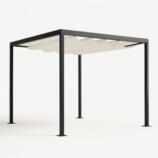 import placeholder for pergola quiosco blanco de acero para jar 284191909