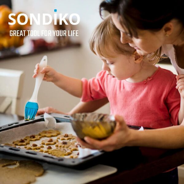 sondiko butane torch s400, refillable kitchen torch lighter, fit all butane tanks blow torch with safety lock and adjustable flame for desserts, creme brulee, and baking—butane gas is not included