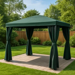 import placeholder for pergola cenador verde oscuro de acero pa 284191845