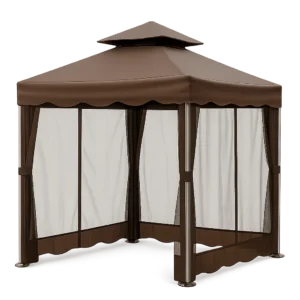 import placeholder for pergola toldo de jardin marron de acero 284191826