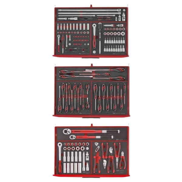 teng tools 417 piece complete mixed eva foam hand tool kit tcemm417n