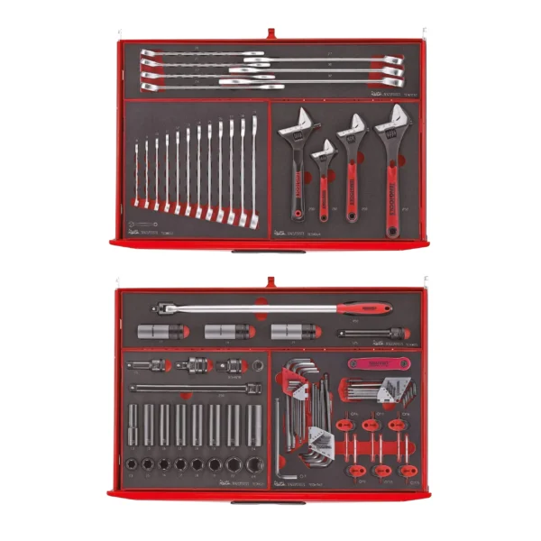 teng tools 417 piece complete mixed eva foam hand tool kit tcemm417n